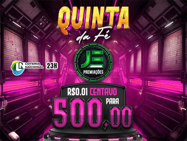 R$ 0,01 CENTAVO PARA R$ 500