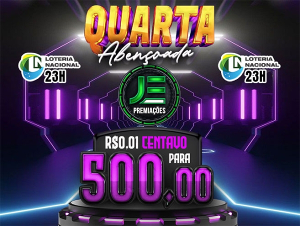 R$ 0,01 CENTAVO PARA R$ 500